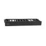 Equip 19 tuuman rack-kaapelinhallintapaneeli, musta