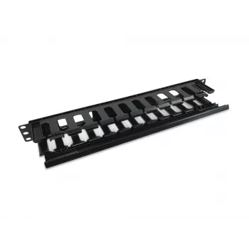 Equip 19 tuuman rack-kaapelinhallintapaneeli, musta