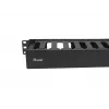 Equip 19 tuuman rack-kaapelinhallintapaneeli, musta