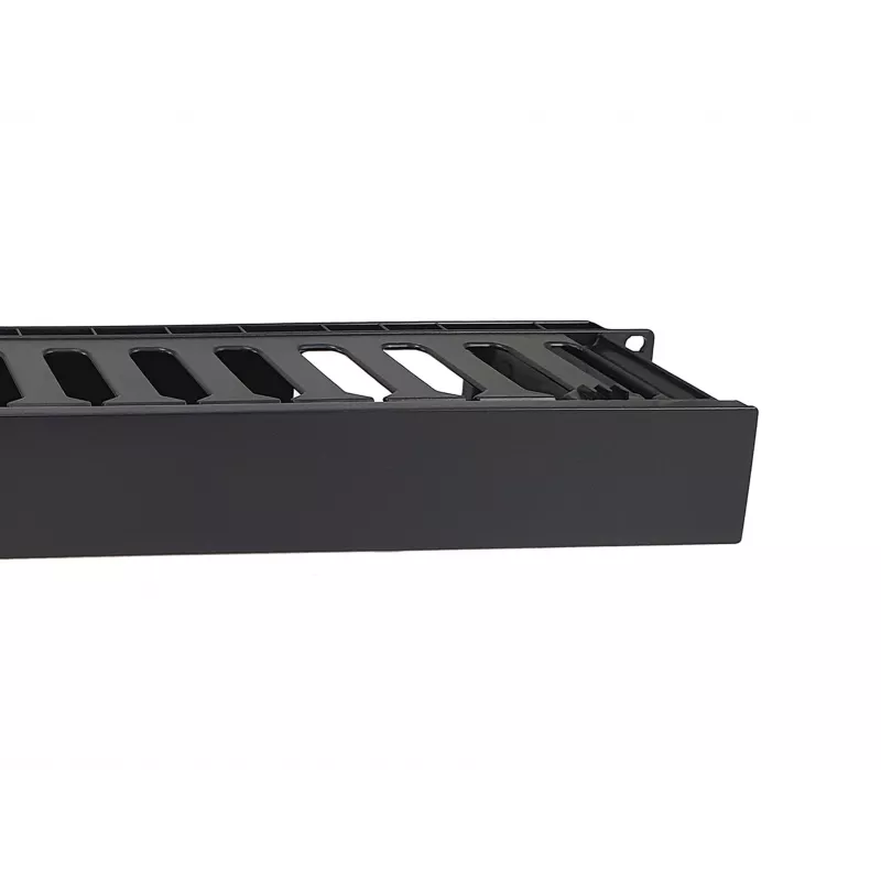 Equip 19 tuuman rack-kaapelinhallintapaneeli, musta