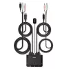 Lindy 2-porttinen DisplayPort 1.2, USB Type-C, USB 2.0 ja audio -kaapeli KVM-kytkin