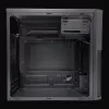 PC Micro Tower -kotelo LC-Power 2004MB-V3, Micro-ATX/Mini-ITX, musta, ylhäällä sijaitseva virtalähde, tukee 2×3,5