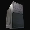 PC Micro Tower -kotelo LC-Power 2004MB-V3, Micro-ATX/Mini-ITX, musta, ylhäällä sijaitseva virtalähde, tukee 2×3,5