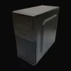 PC Micro Tower -kotelo LC-Power 2004MB-V3, Micro-ATX/Mini-ITX, musta, ylhäällä sijaitseva virtalähde, tukee 2×3,5
