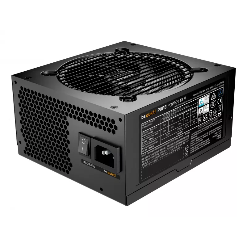 be quiet Pure Power 13 M | 1200W virtalähde 20+4 pin ATX ATX musta