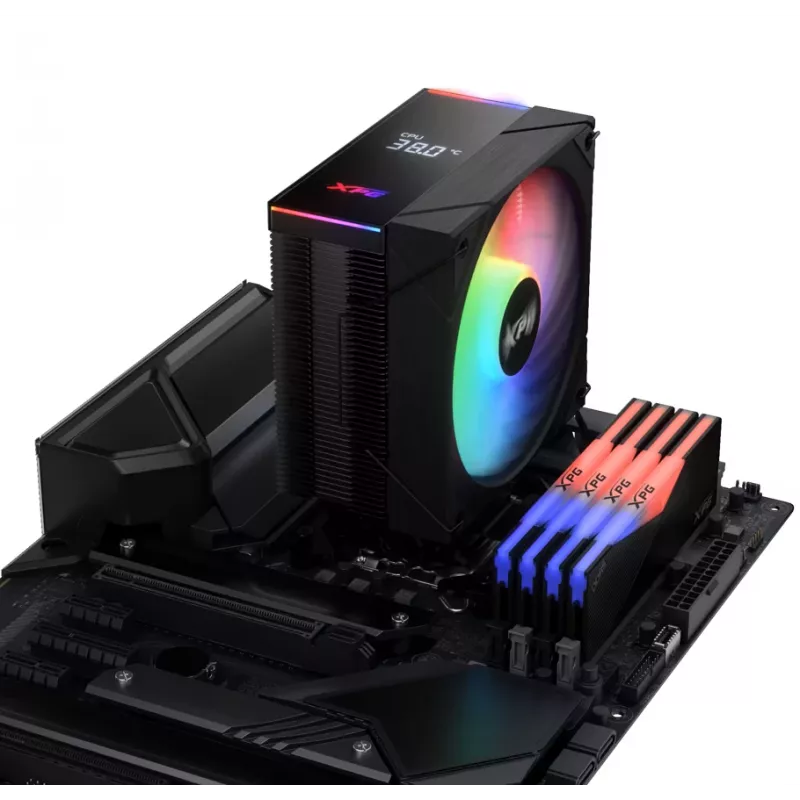 XPG MAESTRO PLUS 42SA CPU-ilmajäähdytin, ilmajäähdytin, 12 cm, musta
