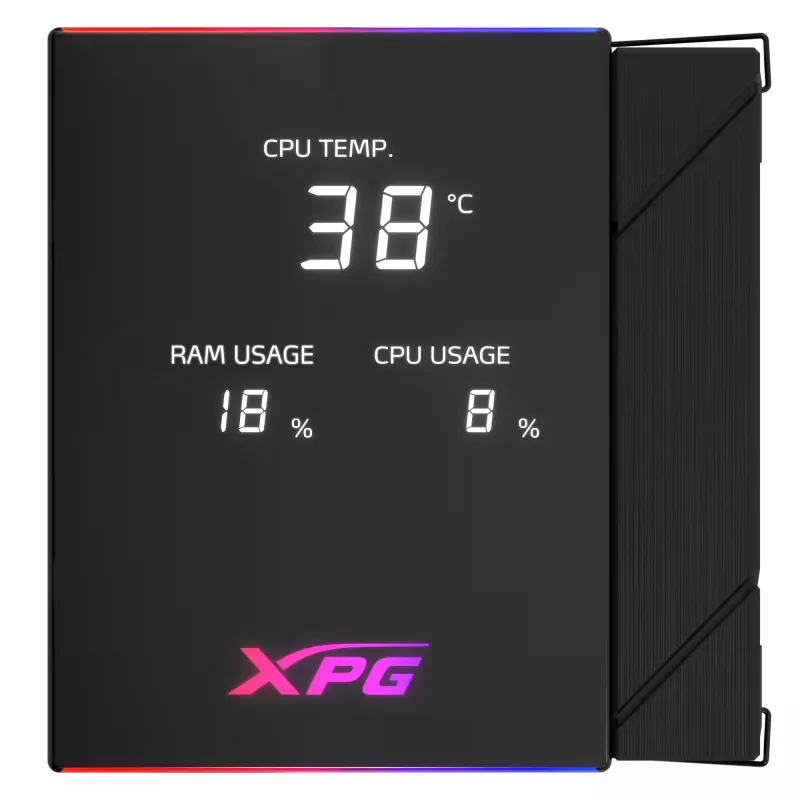 XPG MAESTRO PLUS 62DA CPU-ilmajäähdytin, ilmajäähdytin, 12 cm, musta