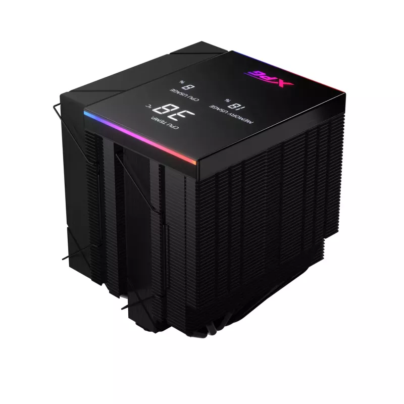 XPG MAESTRO PLUS 62DA CPU-ilmajäähdytin, ilmajäähdytin, 12 cm, musta
