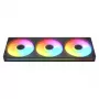 Cougar Unity360-FB Single-Frame 360 ARGB PWM Forward, 120mm×3, 700–2500 RPM, FDB, 5.4 mmH2O, musta