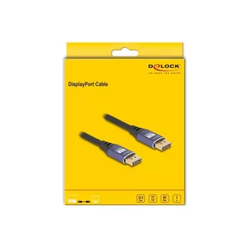 DeLOCK DisplayPort -kaapeli 8K 60 Hz 5 m violetti metalli