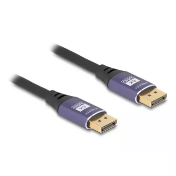 DeLOCK DisplayPort -kaapeli 8K 60 Hz 5 m violetti metalli