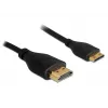 HDMI-kaapeli Ethernet A -> Mini C St/St 1,00 m ohut DELOCK 83132