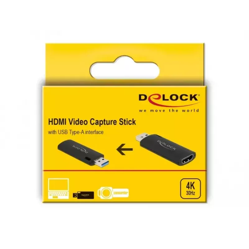 Videokaappari DeLOCK 88307 USB 2.0 3840 x 2160 pikseliä