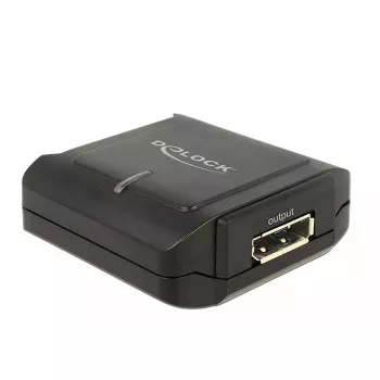 Delock DisplayPort 1.2 -toistin 4K 60 Hz, enintään 40 m