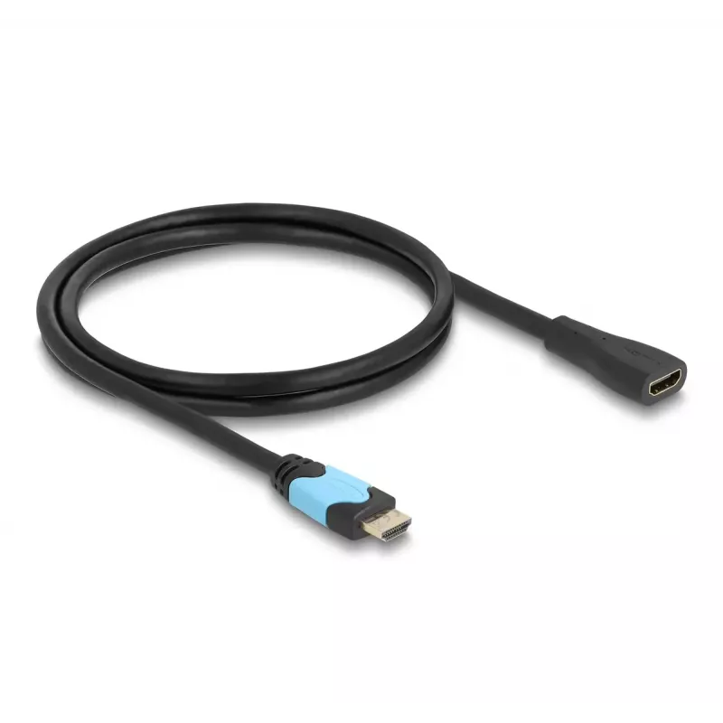 DeLOCK High Speed HDMI -jatkokaapeli 48 Gbit/s 8K 60 Hz 1 m