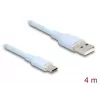 DeLOCK USB-kaapeli USB 2.0 4 m USB A USB C sininen 81224