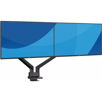 Näytön pöytäteline IIYAMA DS4002C-B1 61–81,3 cm (24–32 tuuman) näytöille, VESA 75×75–100×100, puristin/pöytäläpivienti, musta