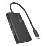 ICY BOX sovitin USB Type-C 3x HDMI, USB 3.2 Gen 2 (3.1 Gen 2) Type-C, HDMI, 10000 Mbit/s, 144 Hz, 3840 x 2160, 7680 x 4320, 7680 x 4320 pikseliä