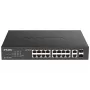 D-Link DGS-1100-18PV2 verkkokytkin Managed L2 Gigabit Ethernet (10/100/1000) Power over Ethernet (PoE) 1U musta