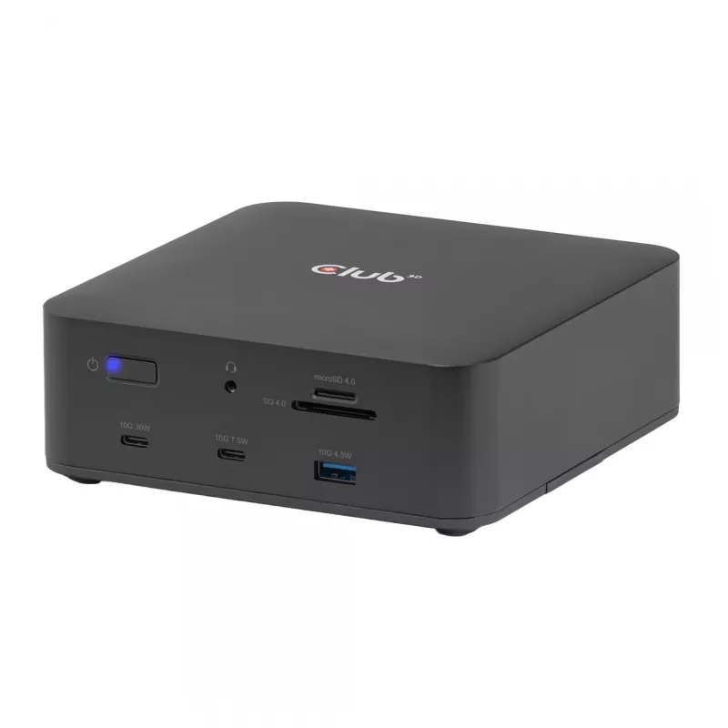 Telakointiasema CLUB3D CSV-2562 Thunderbolt 5, M.2 SSD, 2×HDMI 8K60Hz, 180W, 120 Gbit/s