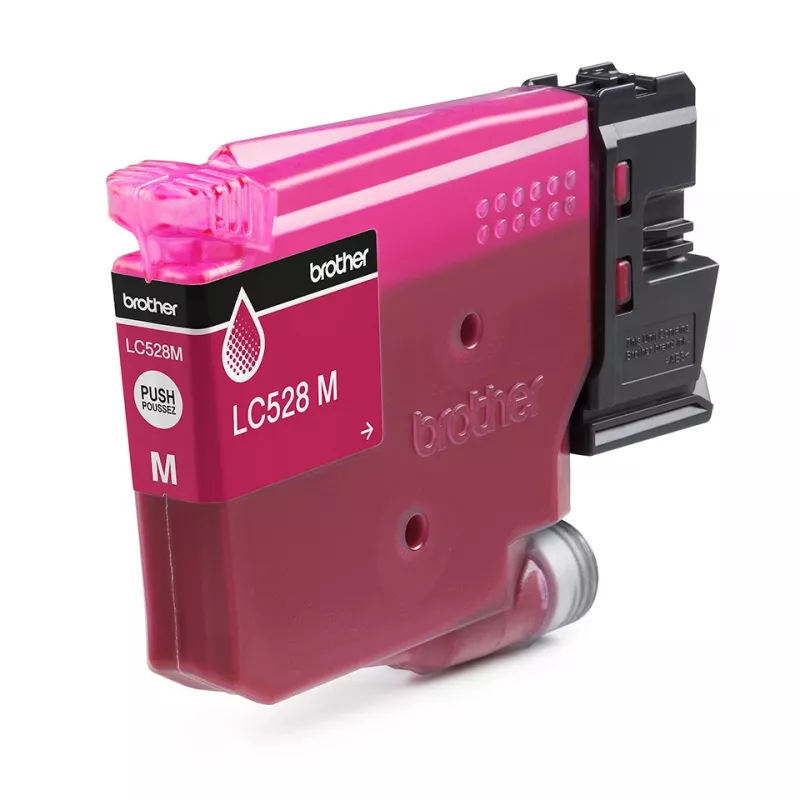 Mustekasetti Brother LC528M alkuperäinen magenta, yksittäispakkaus, kantama 5000 sivua