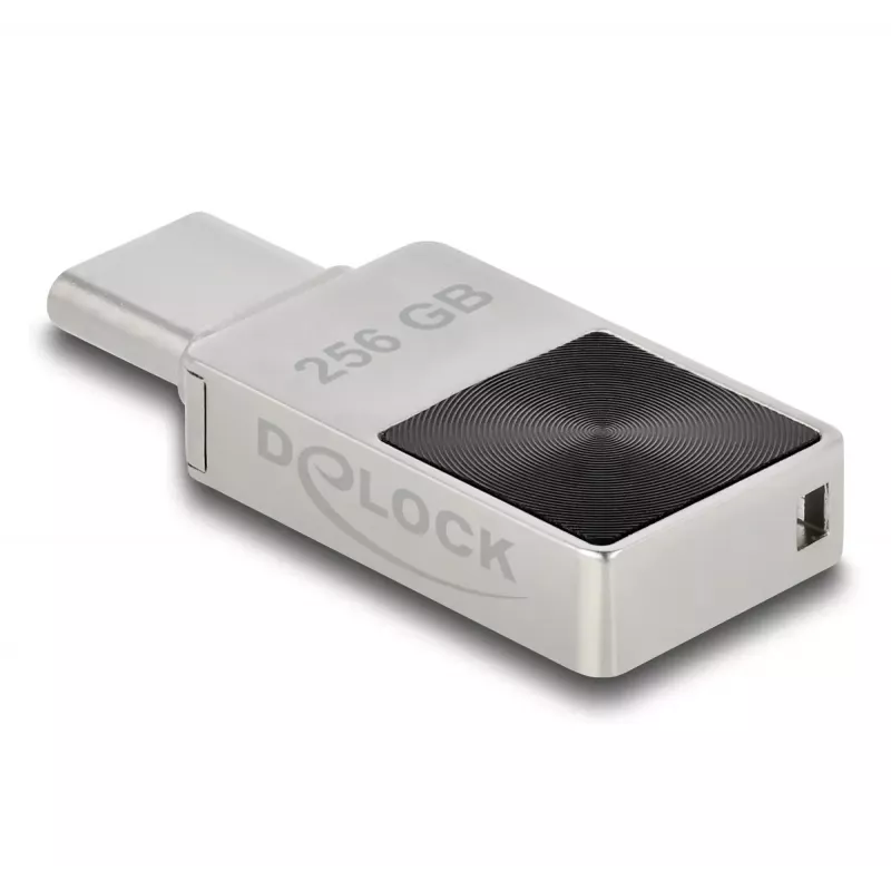 USB-muistitikku DeLOCK 256GB USB-C 3.2 Gen 1 metallikotelo