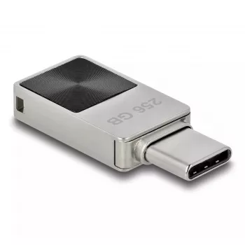 USB-muistitikku DeLOCK 256GB USB-C 3.2 Gen 1 metallikotelo