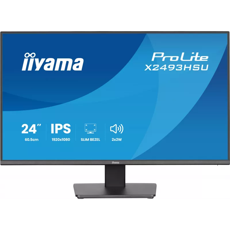 Näyttö IIYAMA X2493HSU-B1 24 tuuman (60,5 cm) IPS 16:10 HDMI DisplayPort 2×USB