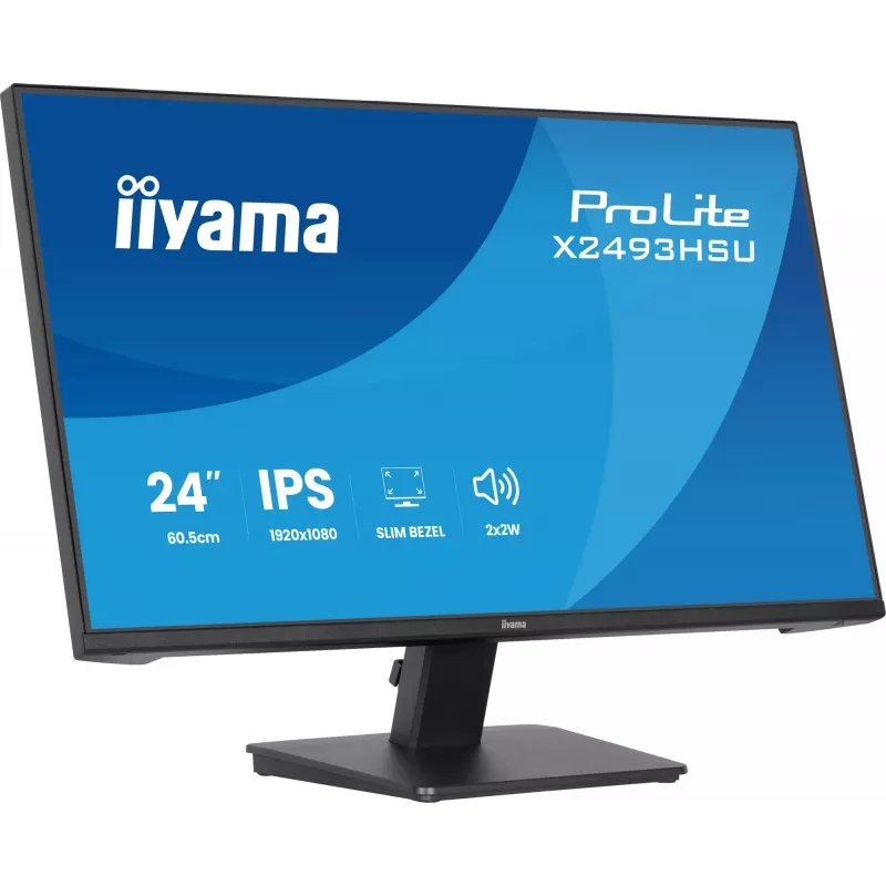 Näyttö IIYAMA X2493HSU-B1 24 tuuman (60,5 cm) IPS 16:10 HDMI DisplayPort 2×USB