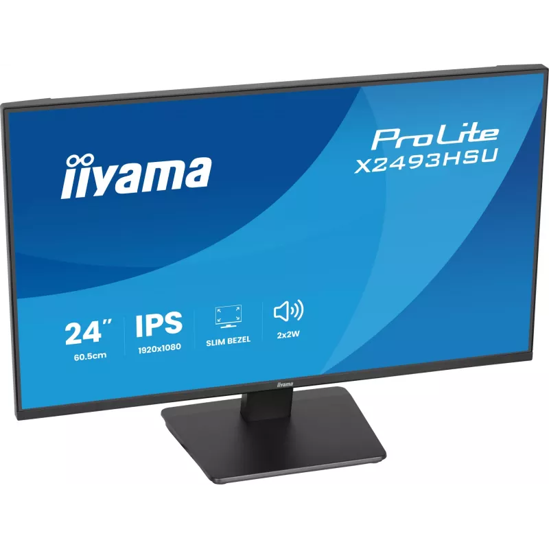 Näyttö IIYAMA X2493HSU-B1 24 tuuman (60,5 cm) IPS 16:10 HDMI DisplayPort 2×USB