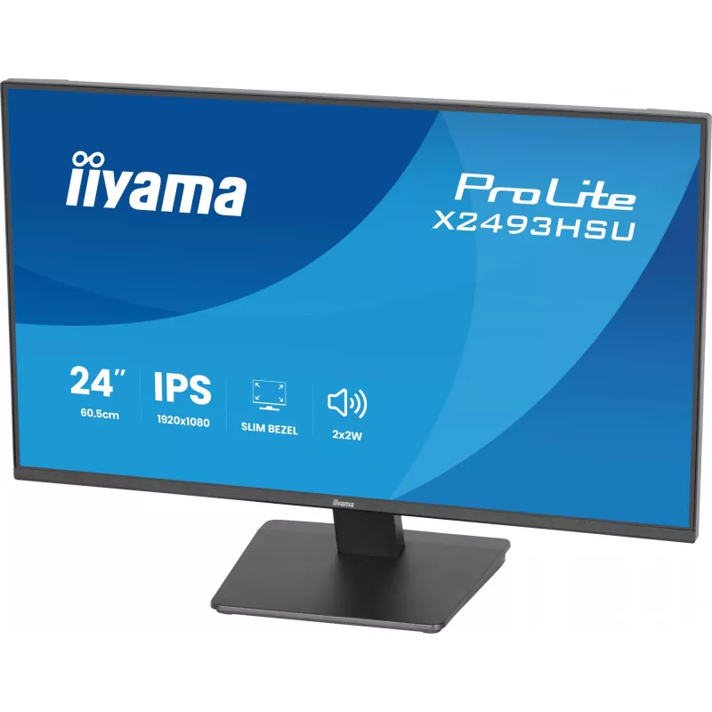 Näyttö IIYAMA X2493HSU-B1 24 tuuman (60,5 cm) IPS 16:10 HDMI DisplayPort 2×USB