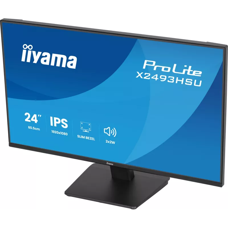 Näyttö IIYAMA X2493HSU-B1 24 tuuman (60,5 cm) IPS 16:10 HDMI DisplayPort 2×USB