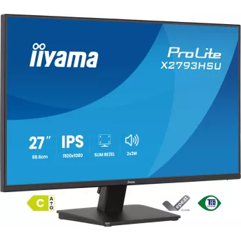 iiyama ProLite X2793HSU-B1 tietokonenäyttö 68,6 cm (27 tuuman) 1920 x 1080 pikseliä Full HD LED musta