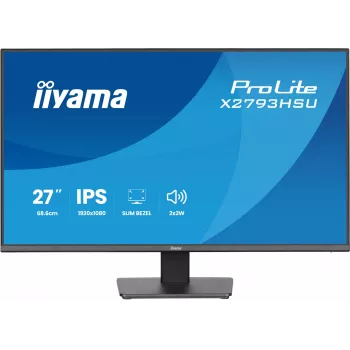 iiyama ProLite X2793HSU-B1 tietokonenäyttö 68,6 cm (27 tuuman) 1920 x 1080 pikseliä Full HD LED musta