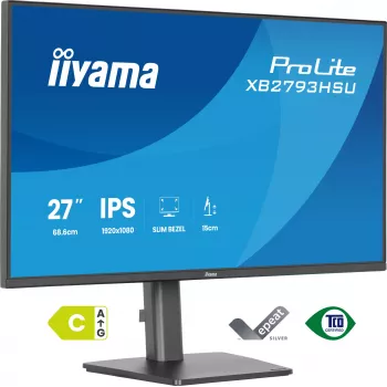 iiyama ProLite XB2793HSU-B1 tietokonenäyttö 68,6 cm (27 tuuman) 1920 x 1080 pikseliä Full HD LED musta