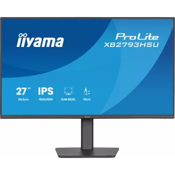 iiyama ProLite XB2793HSU-B1 tietokonenäyttö 68,6 cm (27 tuuman) 1920 x 1080 pikseliä Full HD LED musta