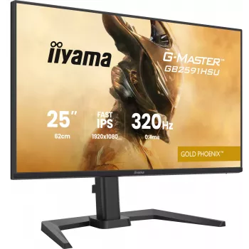 Pelimonitori IIYAMA G-Master GB2591HSU-B1 24,5 tuuman (68,6 cm) Full HD – HDMI/DisplayPort/USB, musta