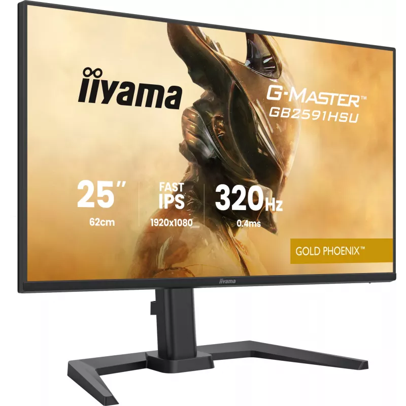 Pelimonitori IIYAMA G-Master GB2591HSU-B1 24,5 tuuman (68,6 cm) Full HD – HDMI/DisplayPort/USB, musta