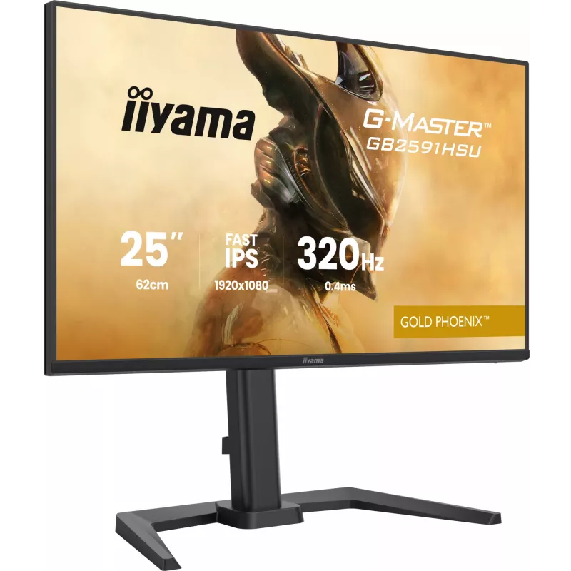 Pelimonitori IIYAMA G-Master GB2591HSU-B1 24,5 tuuman (68,6 cm) Full HD – HDMI/DisplayPort/USB, musta