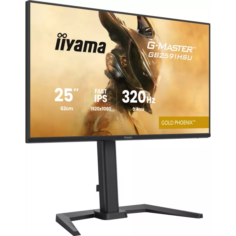 Pelimonitori IIYAMA G-Master GB2591HSU-B1 24,5 tuuman (68,6 cm) Full HD – HDMI/DisplayPort/USB, musta