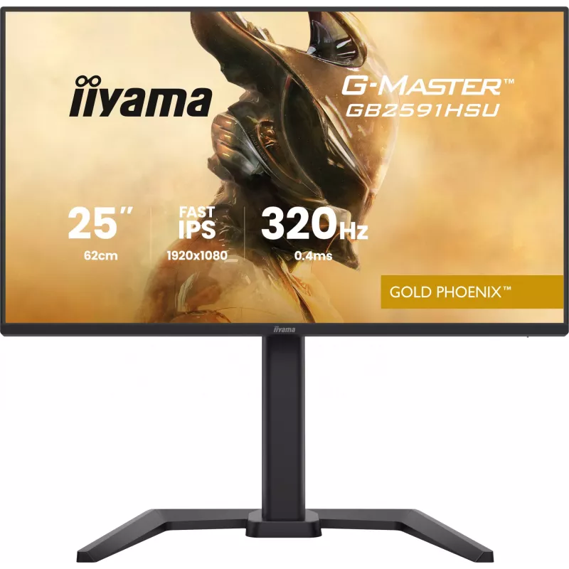 Pelimonitori IIYAMA G-Master GB2591HSU-B1 24,5 tuuman (68,6 cm) Full HD – HDMI/DisplayPort/USB, musta