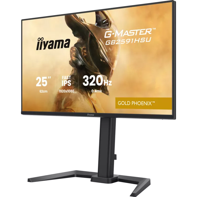 Pelimonitori IIYAMA G-Master GB2591HSU-B1 24,5 tuuman (68,6 cm) Full HD – HDMI/DisplayPort/USB, musta