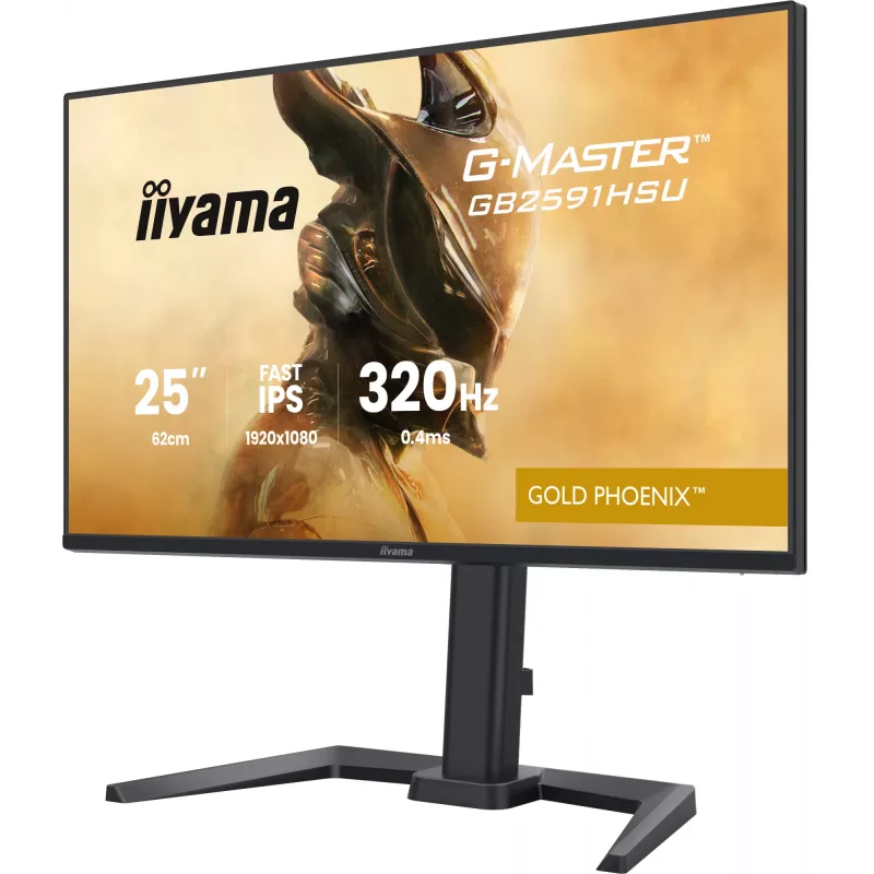 Pelimonitori IIYAMA G-Master GB2591HSU-B1 24,5 tuuman (68,6 cm) Full HD – HDMI/DisplayPort/USB, musta