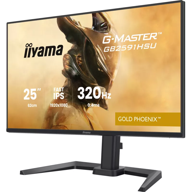 Pelimonitori IIYAMA G-Master GB2591HSU-B1 24,5 tuuman (68,6 cm) Full HD – HDMI/DisplayPort/USB, musta
