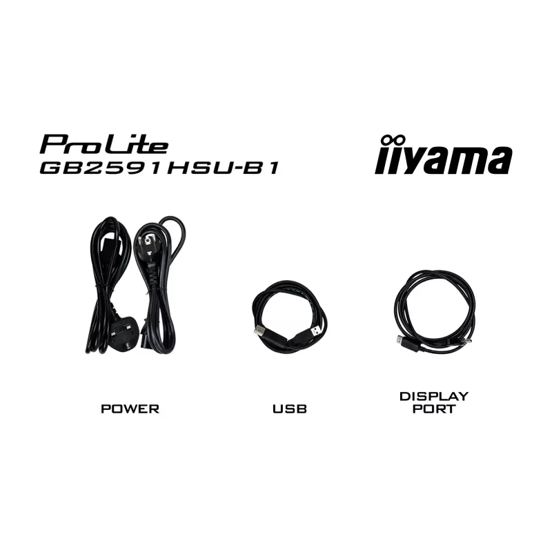 Pelimonitori IIYAMA G-Master GB2591HSU-B1 24,5 tuuman (68,6 cm) Full HD – HDMI/DisplayPort/USB, musta