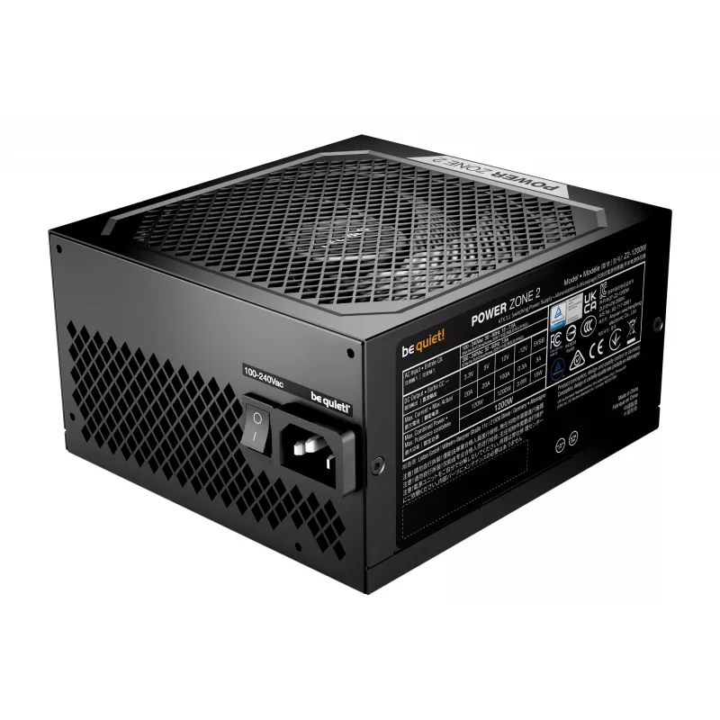 be quiet POWER ZONE 2 | 1200 W virtalähde 20+4-pin ATX ATX musta