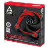 ARCTIC BioniX P120 (punainen) – paineoptimoitu 120 mm pelituuletin PWM PST