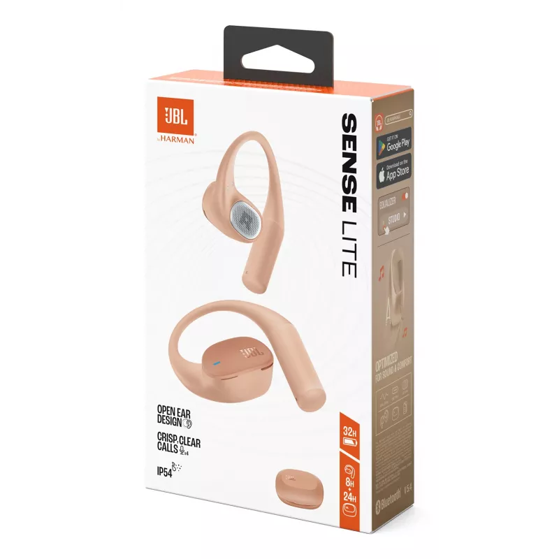JBL Sense Lite kuulokkeet langattomat korvakoukku puhelut/musiikki Bluetooth beige
