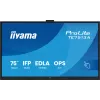 Interaktiivinen taulunäyttö IIYAMA TE7513A-B2AG 75 inch 4K UHD kosketusnäyttö, 500 cd/m², Wi‑Fi, Android, 24/7