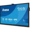 Interaktiivinen taulunäyttö IIYAMA TE7513A-B2AG 75 inch 4K UHD kosketusnäyttö, 500 cd/m², Wi‑Fi, Android, 24/7
